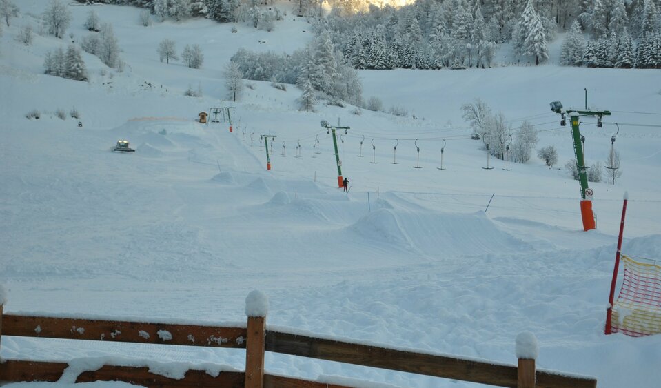 Die Hügelbahn ist ein Spaß