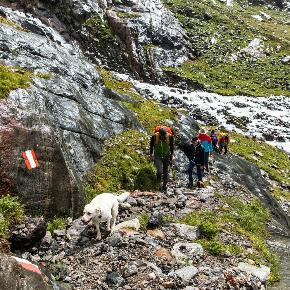 Wandern in Richtung Umbalkee