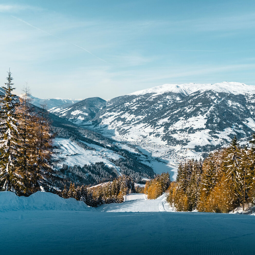 Skifahren in Kartitsch Jänner Majestätische Aussicht beim Skifahren in Kartitsch