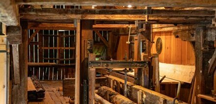 Sägewerk am Wurzerhof, einem Bauernhof in Ausservillgraten