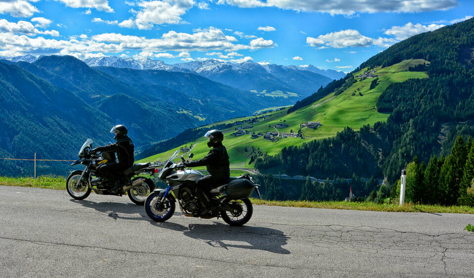 Pustertaler Hoehenstrasse Anras Motorrad