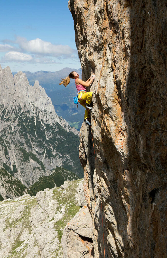 Sport klettern Roterturmlienzerdolomiten Sport klettern Roterturmlienzerdolomiten