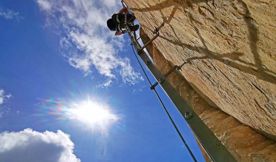 Klettersteig Rote Säule