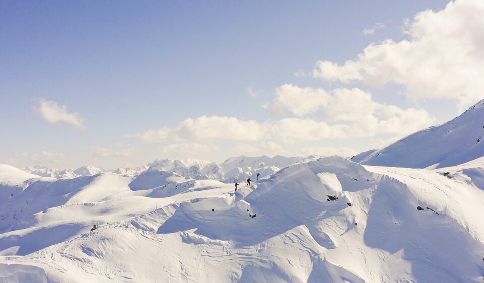Skitour Anstieg in Villgraten Die Bergwelt entdecken