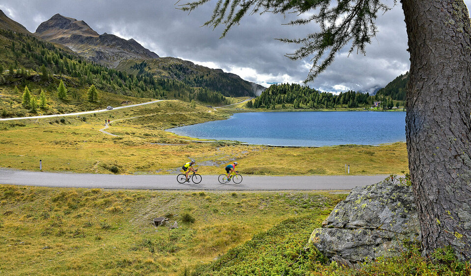 Obersee Staller Sattel Die Bikestrecke "Rund um den Rieserferner"...