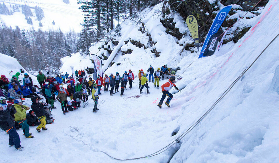 Der Osttiroler Eismaster Speedbewerb findet jedes Jahr im Rahmen des Eiskletterfestivals statt