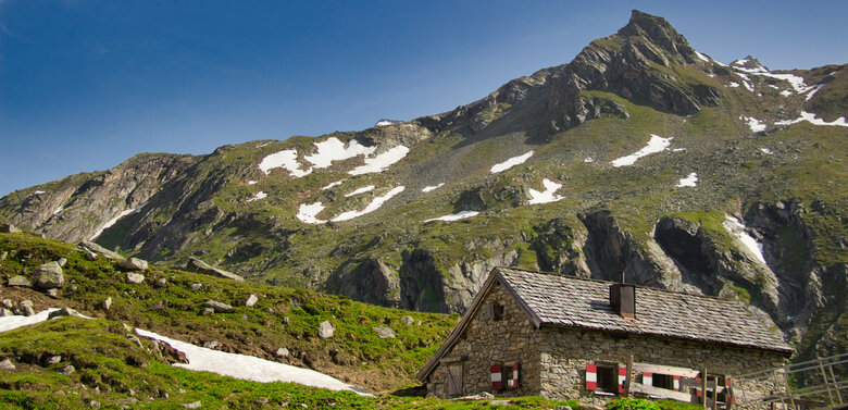Essener-Rostocker-Hütte Blick Richtung Türml