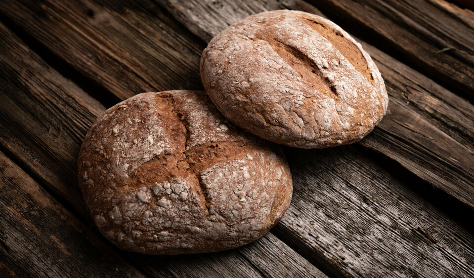 Bauernbrot im Bauernladen Virgen Echtes, ehrliches Bauernbrot