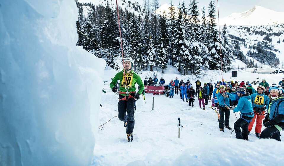 Der Eismaster Speedbewerb findet immer Samstag Nachmittag statt