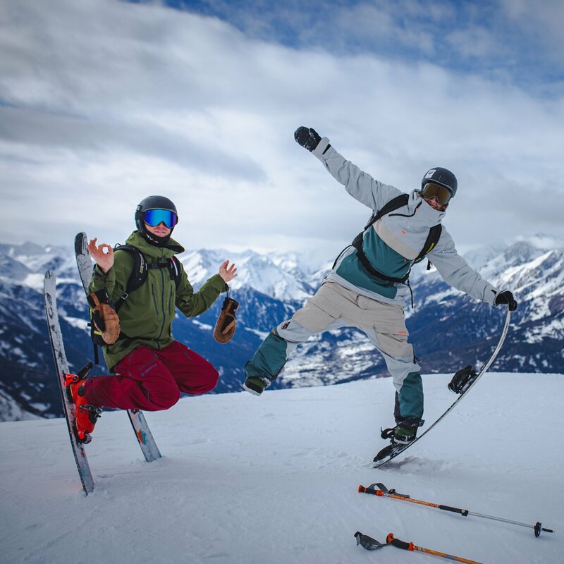 Spaß beim Freeriden im Großglockner Resort