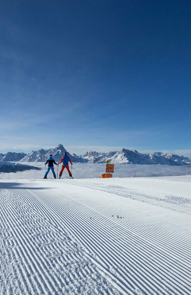 Fabelhafte Ausblicke im Skizentrum Sillian Hochpustertal