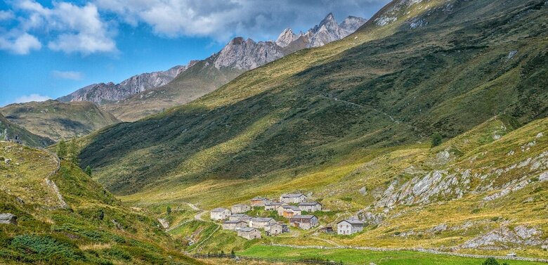Jagdhausalm Nationalpark Hohe Tauern Blick auf die Jagdhausalm im Nationalpark Hohe Tauern im Sommer.