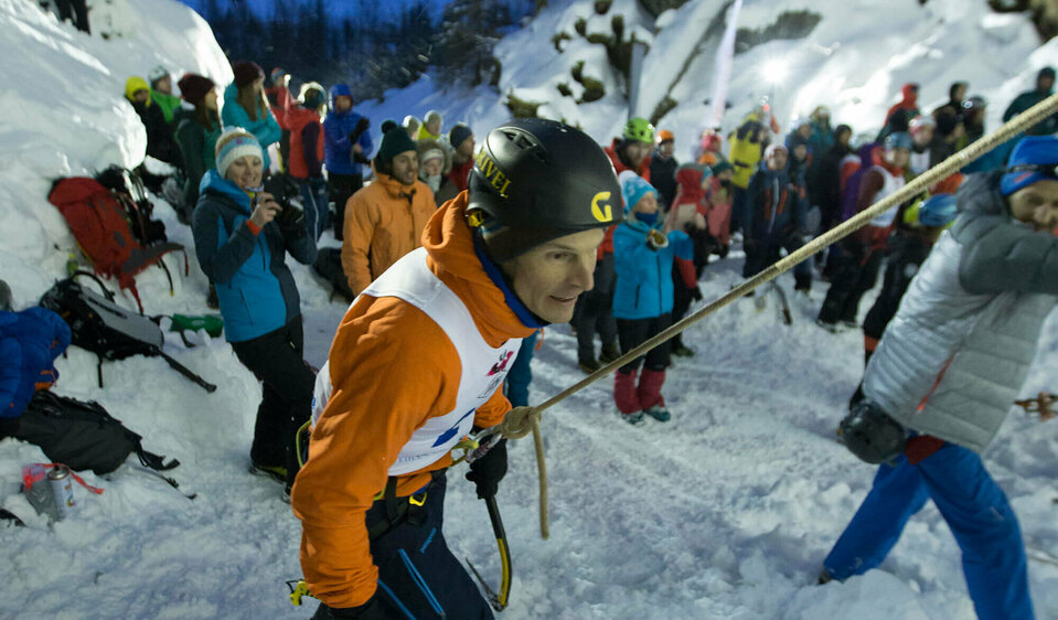 Auch Experten sind beim Eisfestival am Start, wie Extrembergsteiger Steve House
