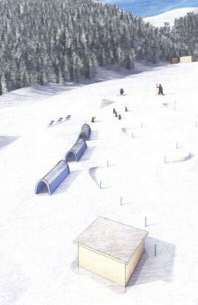 Kinderland Obertilliach im Winter