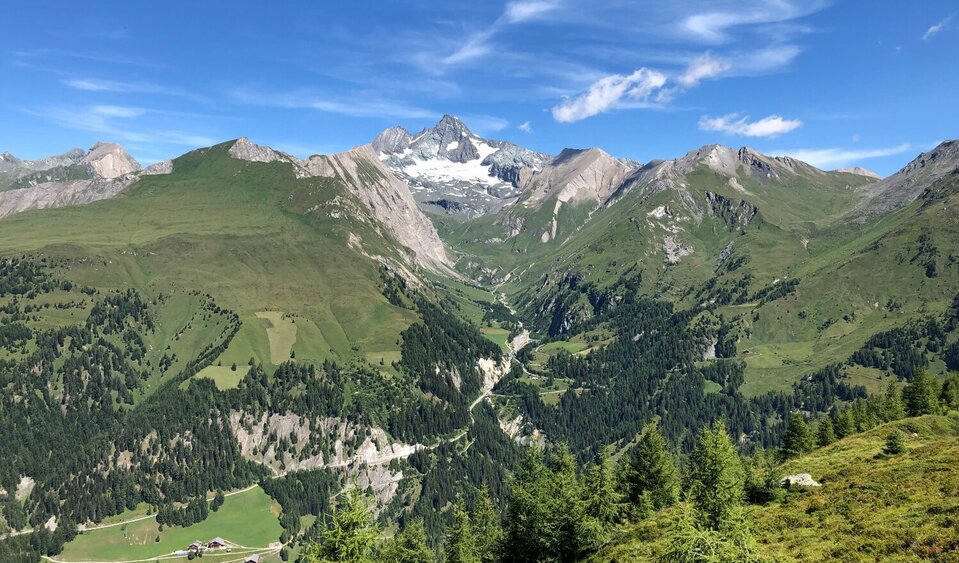 Lesach Riegel - View to the Großglockner