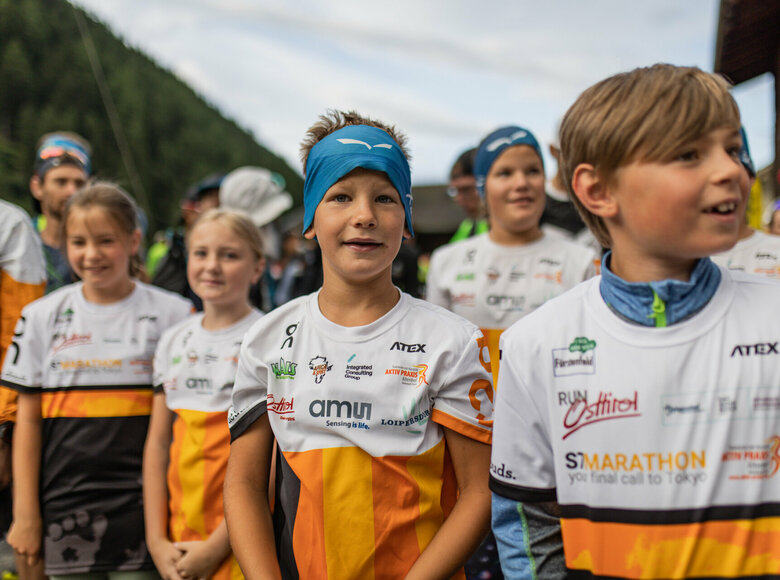 Teilnehmende Kinder beim Großglockner Ultra Trail Kids