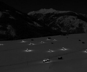 Schupfenbeleuchtung auf den Tilliacher Feldern