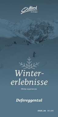 Wintererlebnisse Defereggental 2025/2026